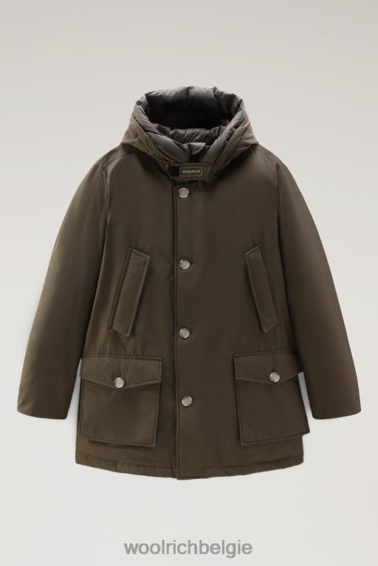 arctische parka van ramar-stof Woolrich Heren 8TTN0817 donkergroen kleding