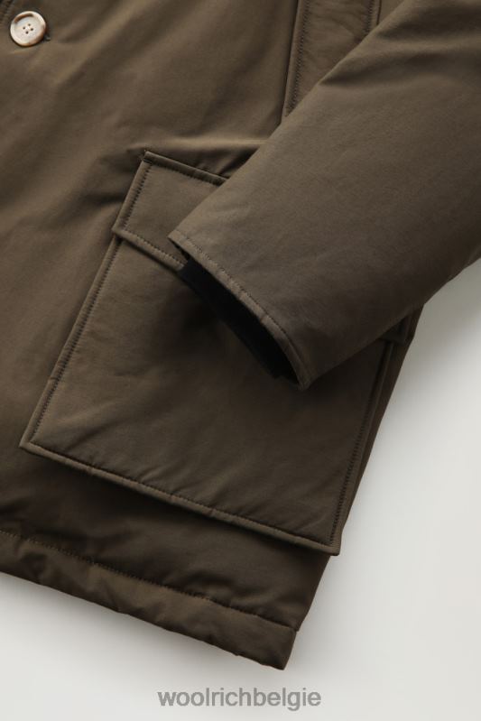 arctische parka van ramar-stof Woolrich Heren 8TTN0817 donkergroen kleding
