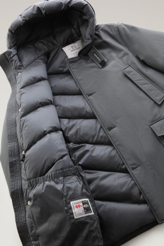 arctische parka van ramar-stof Woolrich Heren 8TTN0855 grijze schaduw kleding