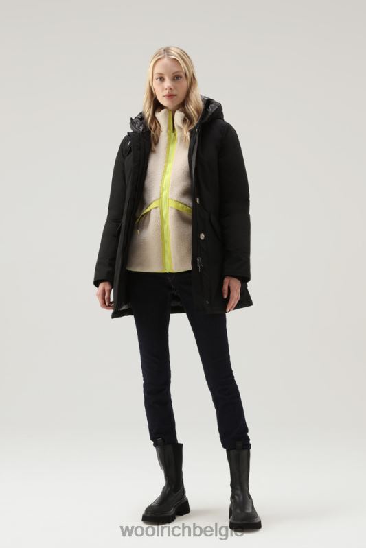 arctische parka van ramar-stof Woolrich vrouwen 8TTN0357 zwart kleding