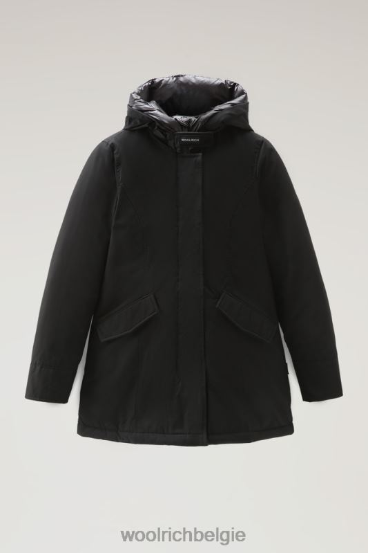 arctische parka van ramar-stof Woolrich vrouwen 8TTN0357 zwart kleding