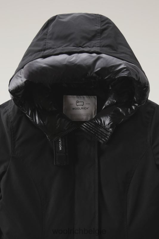 arctische parka van ramar-stof Woolrich vrouwen 8TTN0357 zwart kleding