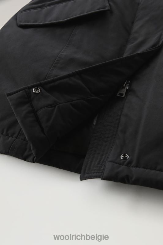 arctische parka van ramar-stof Woolrich vrouwen 8TTN0357 zwart kleding