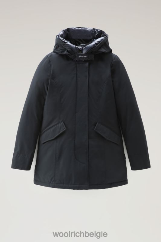 arctische parka van ramar-stof Woolrich vrouwen 8TTN0367 donker marine kleding