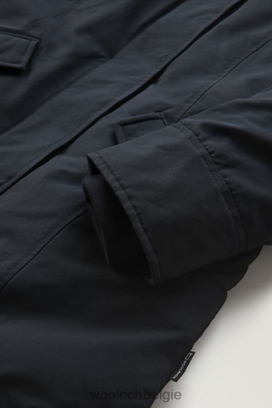 arctische parka van ramar-stof Woolrich vrouwen 8TTN0367 donker marine kleding