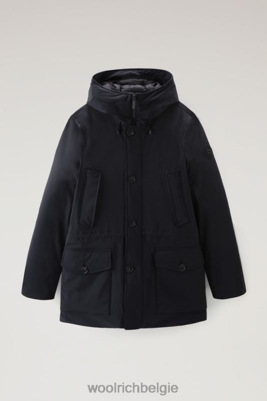 arctische parka van stretch nylon Woolrich Heren 8TTN0818 zwart kleding