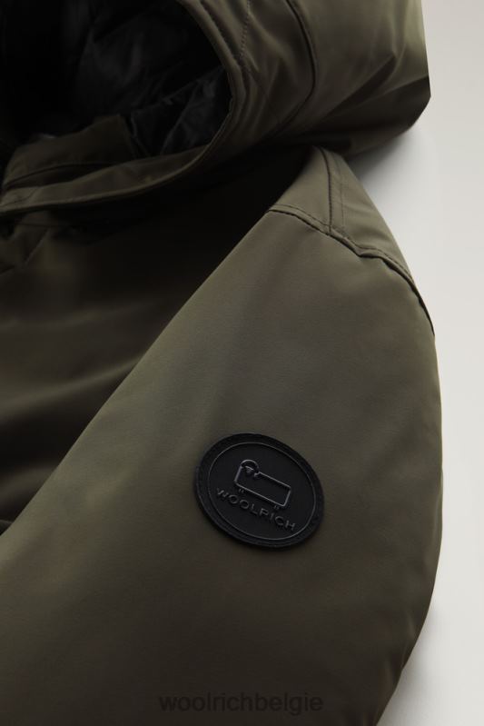 arctische parka van stretch nylon Woolrich Heren 8TTN0825 donkergroen kleding