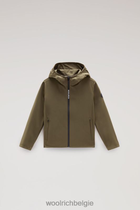 b Pacific jas met capuchon Woolrich jongens 8TTN0912 donkergroen kleding