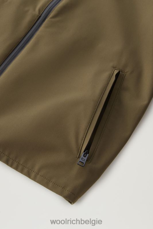 b Pacific jas met capuchon Woolrich jongens 8TTN0912 donkergroen kleding