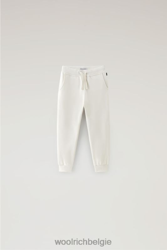 b fleece joggingbroek Woolrich jongens 8TTN0885 melkachtige crème kleding