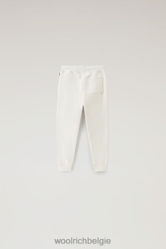 b fleece joggingbroek Woolrich jongens 8TTN0885 melkachtige crème kleding