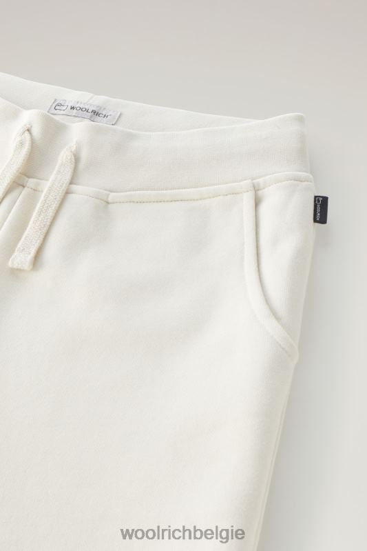 b fleece joggingbroek Woolrich jongens 8TTN0885 melkachtige crème kleding