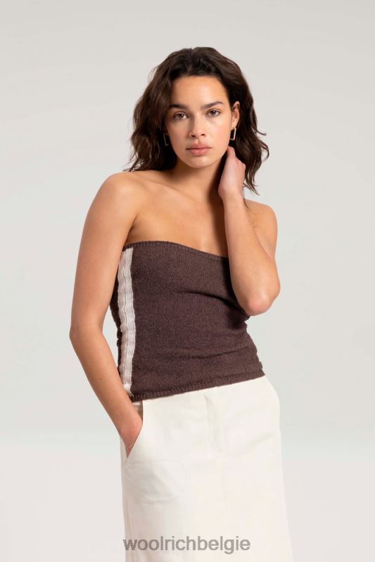 bandeautop-danielle cathari Woolrich vrouwen 8TTN0154 bruin kleding