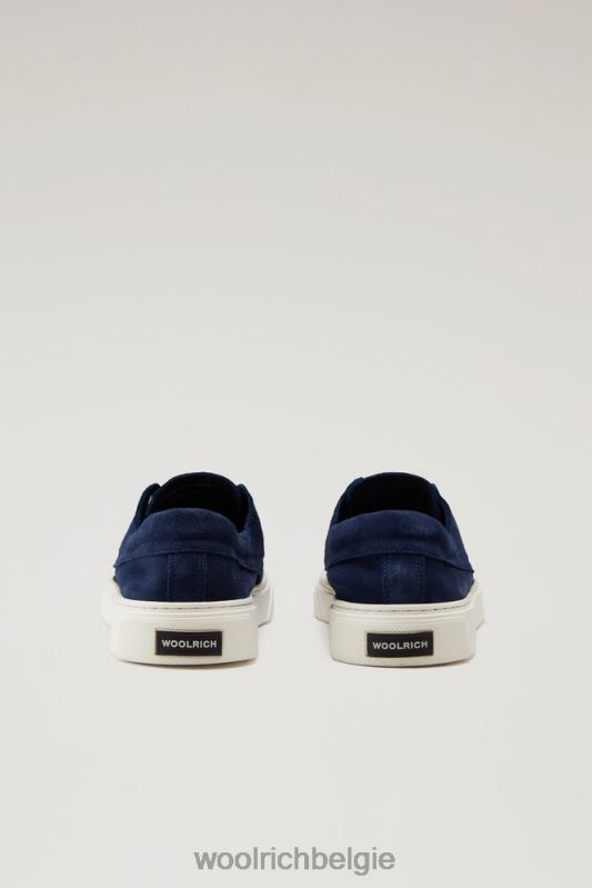 bootschoenen van suède leer Woolrich Heren 8TTN0514 blauw schoenen
