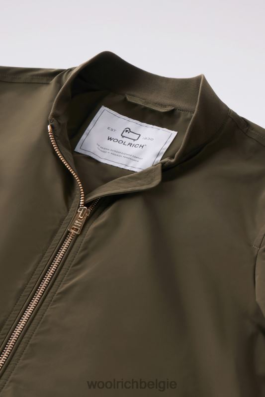 charlotte bommenwerper in stedelijk tintje Woolrich vrouwen 8TTN04 donkergroen kleding