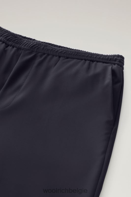 chinobroek van koele nieuwe Italiaanse wol Woolrich Heren 8TTN0500 Melton blauw kleding