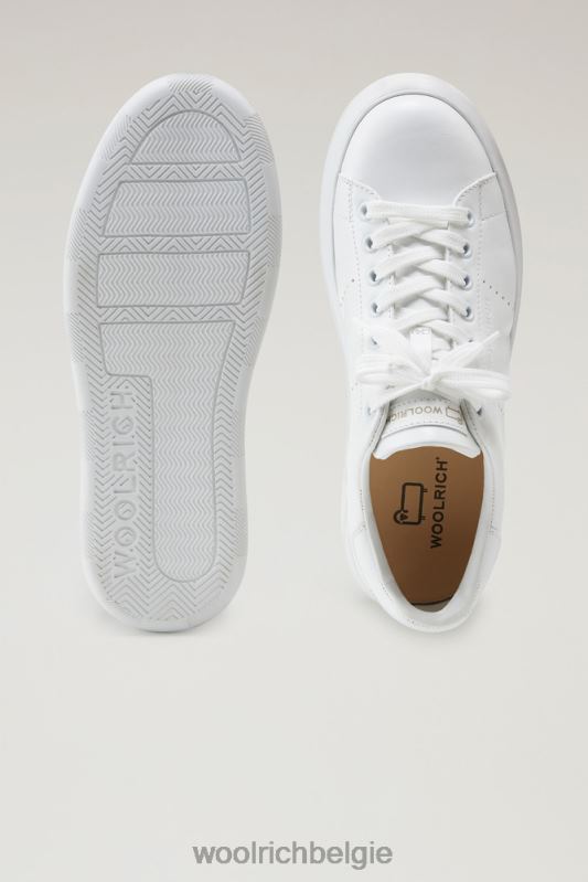 chunky pumps van zacht leer Woolrich vrouwen 8TTN012 Wit wit schoenen