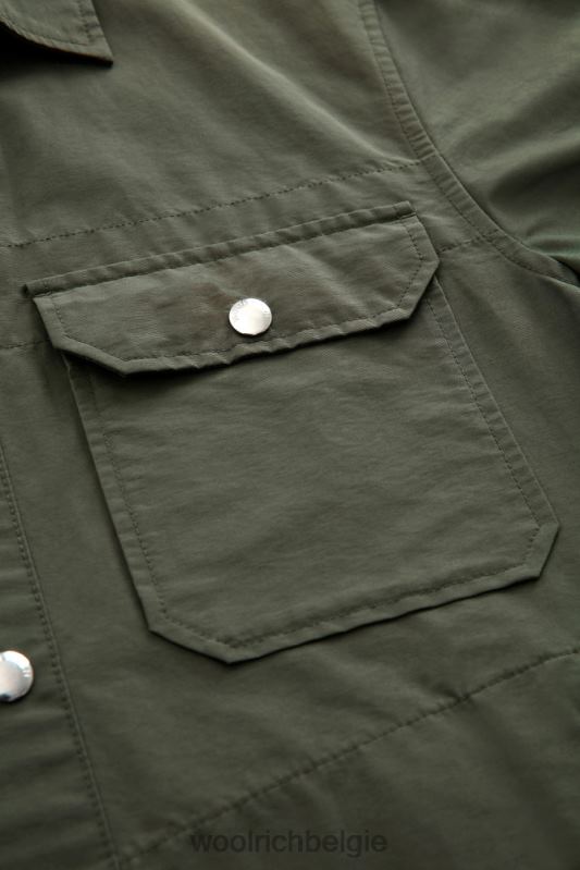 cruiser-overshirt van licht eco-ramar Woolrich Heren 8TTN0790 klimop groen kleding