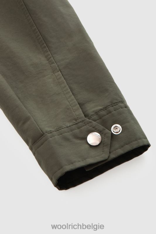 cruiser-overshirt van licht eco-ramar Woolrich Heren 8TTN0790 klimop groen kleding