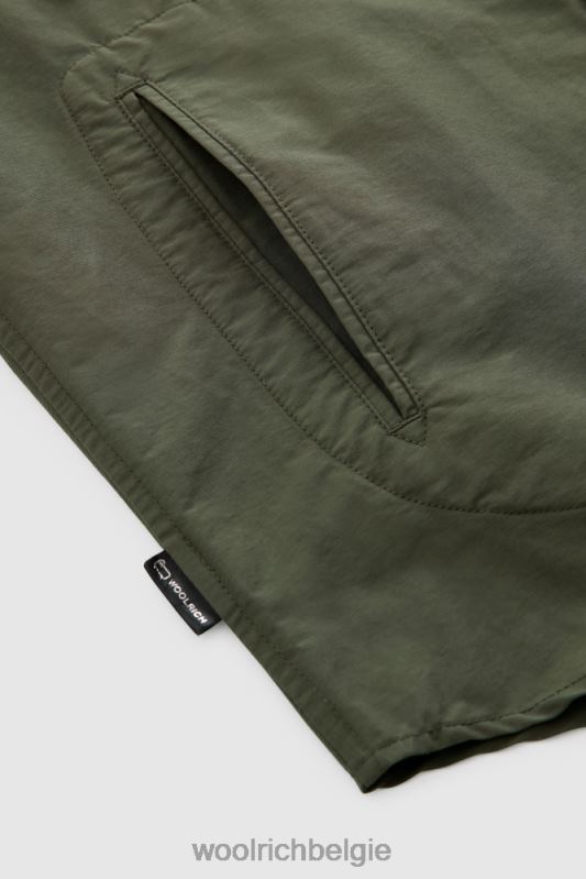 cruiser-overshirt van licht eco-ramar Woolrich Heren 8TTN0790 klimop groen kleding