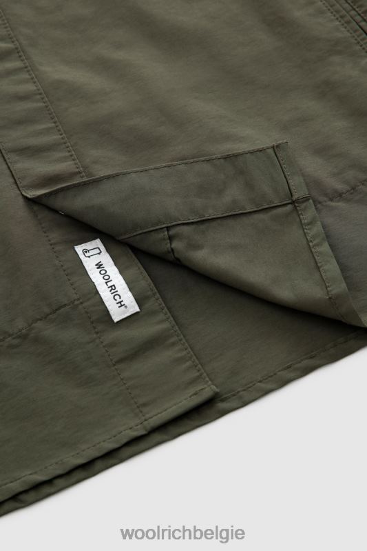 cruiser-overshirt van licht eco-ramar Woolrich Heren 8TTN0790 klimop groen kleding