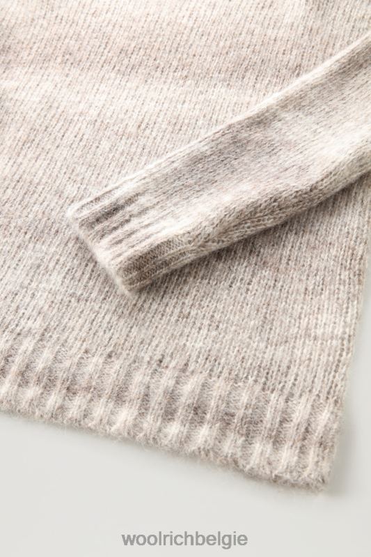 degrade coltrui van alpacawol en katoenmix Woolrich vrouwen 8TTN0274 goud kaki kleding