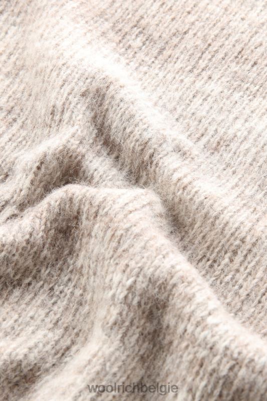 degrade coltrui van alpacawol en katoenmix Woolrich vrouwen 8TTN0274 goud kaki kleding