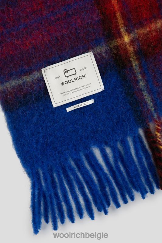deken van een mix van alpaca mohair en wol Woolrich unisex 8TTN0246 Koninklijk accessoires