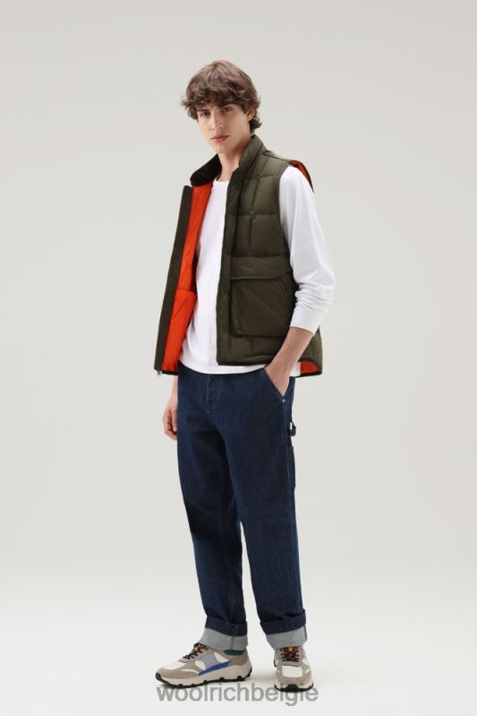 erfgoed terreinvest Woolrich Heren 8TTN0767 donkergroen kleding