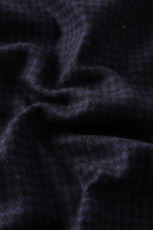 forel run geruit flanellen overhemd van een wolmix Woolrich Heren 8TTN0839 zwarte ruit kleding