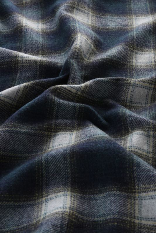 forel run geruit flanellen overhemd van een wolmix Woolrich Heren 8TTN0862 benzine controle kleding