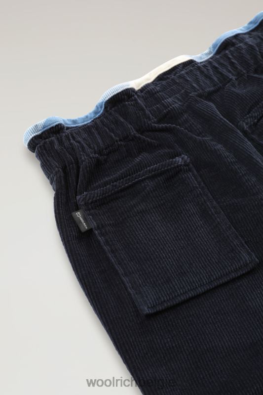 g corduroy broek Woolrich meisjes 8TTN0917 Melton blauw kleding