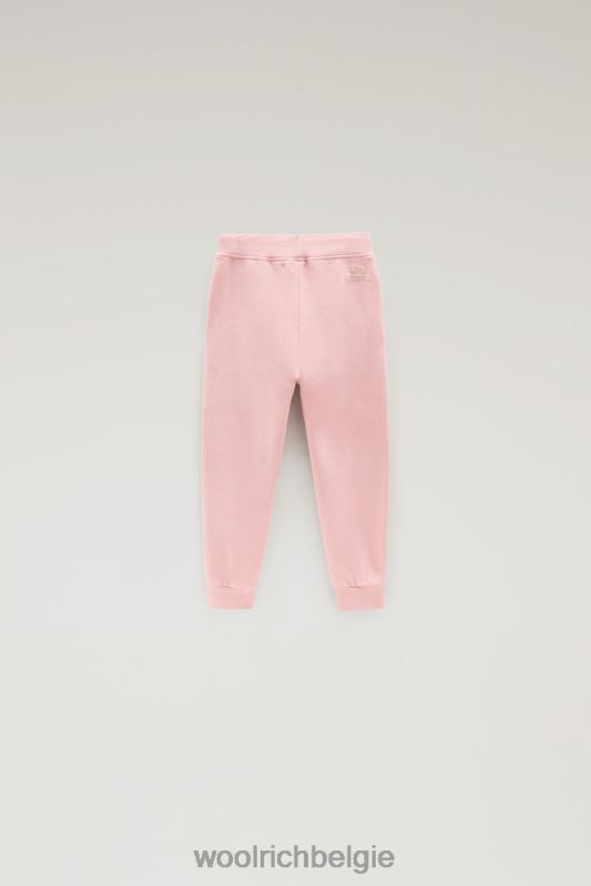 g fleece joggingbroek Woolrich meisjes 8TTN0874 snoep roze kleding