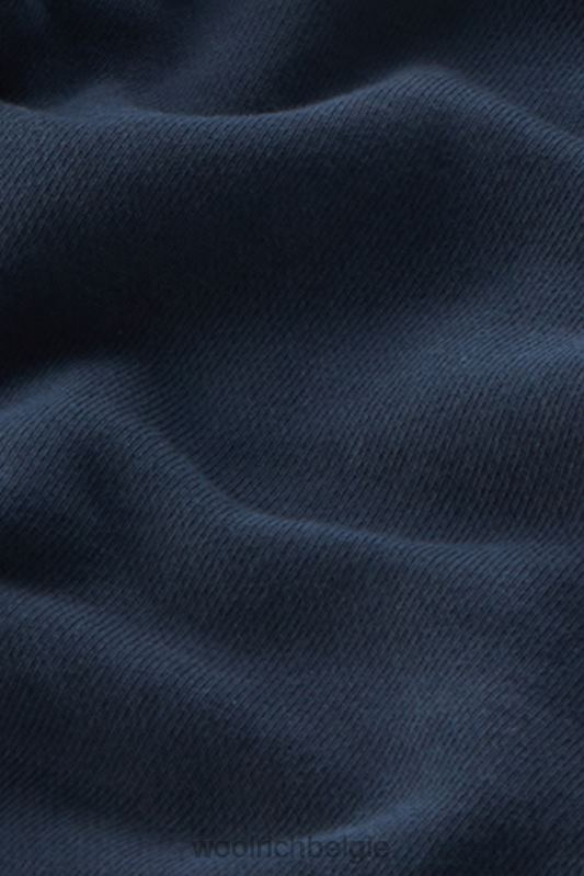 g fleece joggingbroek Woolrich meisjes 8TTN0884 Melton blauw kleding
