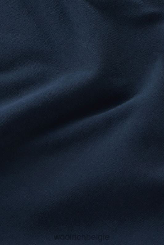 g fleece katoenen zomerjurk Woolrich meisjes 8TTN0903 Melton blauw kleding