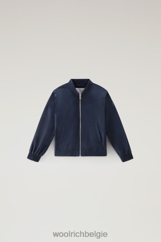 g stadsbommenwerper in stedelijk tintje Woolrich meisjes 8TTN0865 Melton blauw kleding