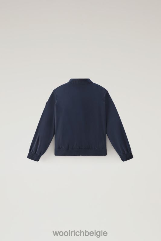 g stadsbommenwerper in stedelijk tintje Woolrich meisjes 8TTN0865 Melton blauw kleding