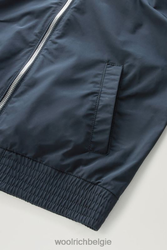 g stadsbommenwerper in stedelijk tintje Woolrich meisjes 8TTN0865 Melton blauw kleding