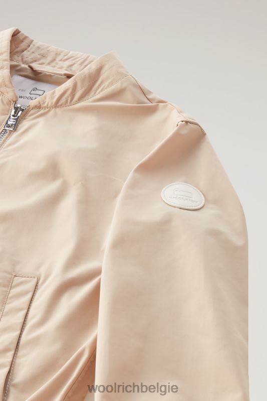 g stadsbommenwerper in stedelijk tintje Woolrich meisjes 8TTN0909 veer beige kleding