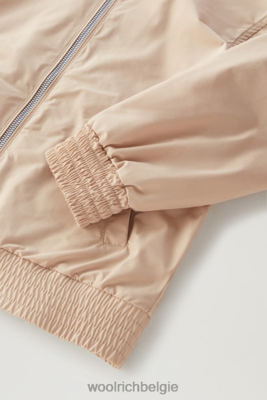 g stadsbommenwerper in stedelijk tintje Woolrich meisjes 8TTN0909 veer beige kleding