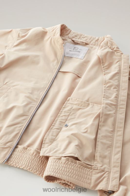 g stadsbommenwerper in stedelijk tintje Woolrich meisjes 8TTN0909 veer beige kleding