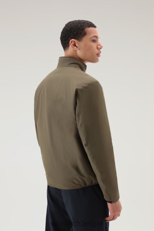 gevoerde zeilbommenwerper Woolrich Heren 8TTN0449 donkergroen kleding
