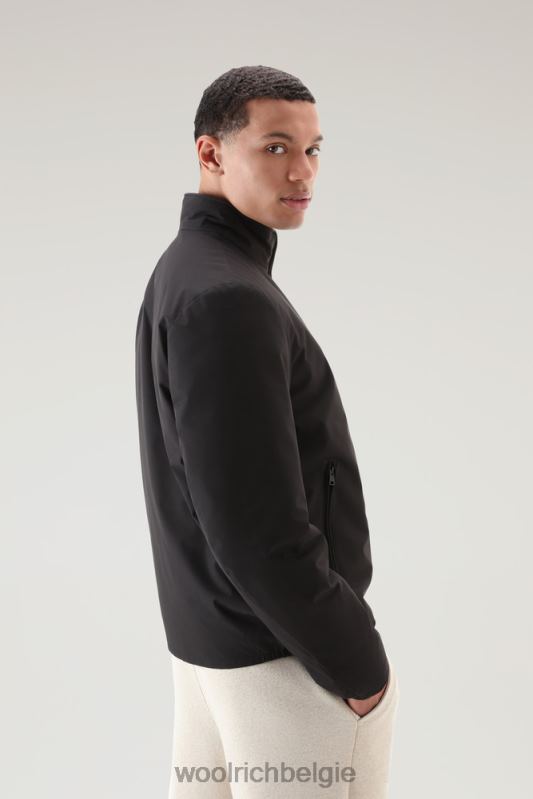 gevoerde zeilbommenwerper Woolrich Heren 8TTN0480 zwart kleding