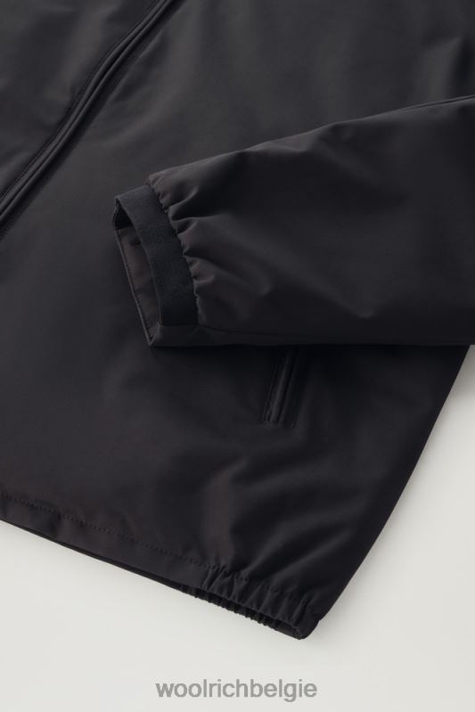gevoerde zeilbommenwerper Woolrich Heren 8TTN0480 zwart kleding