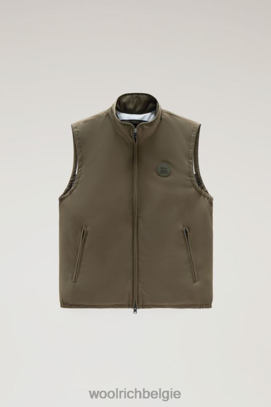 gewatteerd Pacific-vest Woolrich Heren 8TTN0491 donkergroen kleding