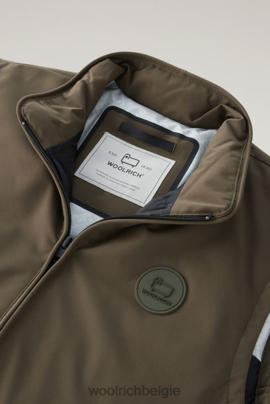 gewatteerd Pacific-vest Woolrich Heren 8TTN0491 donkergroen kleding