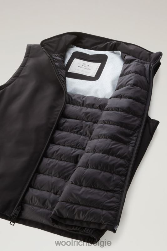 gewatteerd Pacific-vest Woolrich Heren 8TTN0496 zwart kleding