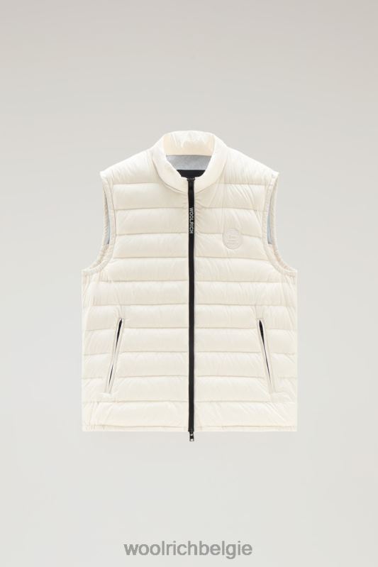 gewatteerd en gewatteerd Sundance-vest Woolrich Heren 8TTN0411 melkachtige crème kleding