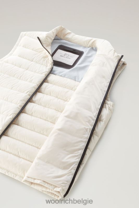 gewatteerd en gewatteerd Sundance-vest Woolrich Heren 8TTN0411 melkachtige crème kleding