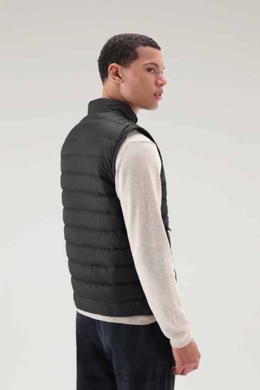 gewatteerd en gewatteerd Sundance-vest Woolrich Heren 8TTN0611 zwart kleding
